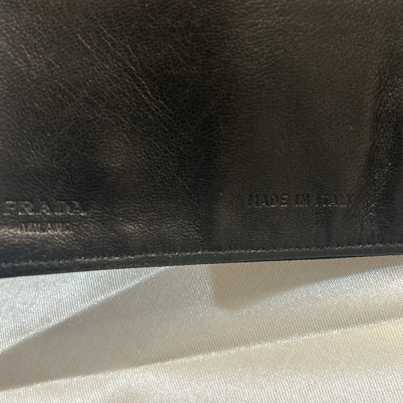 Excellent Condition Prada Unisex Double Snap Tessuto Nylon and Leather Wallet - Picture 6 of 13
